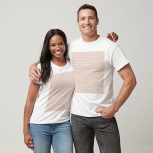 Camiseta um wallpaper bege e branco com um padrão