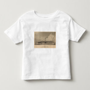 Camiseta Um Whitney e trabalhos da roda de carro dos filhos