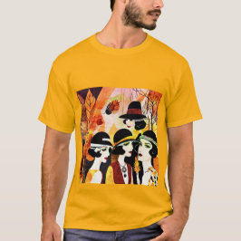 Camiseta Uma Ação de Graças de Flappers