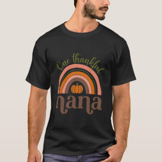 Camiseta Uma agradecida Nana Women Boho Rainbow Ação de Gra