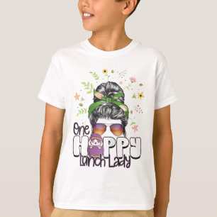 Camiseta Uma alegre equipe da cafeteria One Hoppy Lunch no 