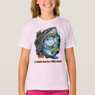 Camiseta Uma Alma Gentil em uma Máscara Selvagem Tubarão Fo