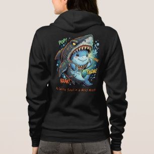 Camiseta Uma Alma Gentil em uma Máscara Selvagem Tubarão Fo