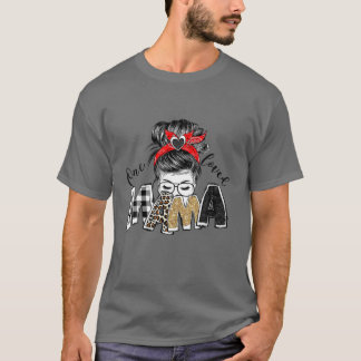 Camiseta Uma Ama Mamã Leoparda Mãe A Vida Mensageira Mãe da