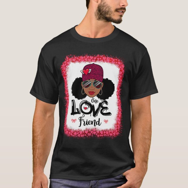 Camiseta Uma Amada Amiga Negra Mãe Mulheres Africanas Ameri (Frente)
