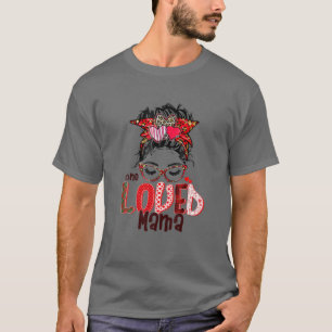 Camiseta Uma Amada Mamã Mensageira Óculos De Arma Mamãe