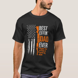 Camiseta Uma Arma Melhor Pai De Effing Obrigados Para Coloc