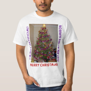 Camiseta Uma Árvore de Natal Real