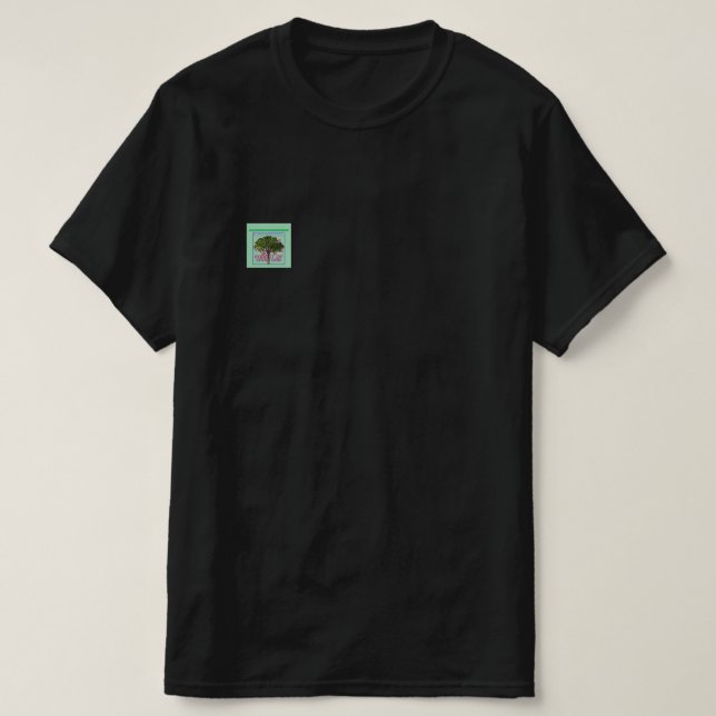 Camiseta Uma árvore solteiro (Frente do Design)