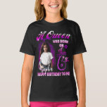 Camiseta Uma Aueen era nascer na June Birthday Girl<br><div class="desc">Este design especial celebra o nascer das rainhas em janeiro. Ela incorpora elegância e confiança,  fazer a peça perfeita para comemorações de aniversário ou veste cotidiana. Mostre seu estilo real e vista o orgulho de ser nascer em janeiro!</div>