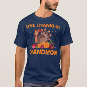 Camiseta Uma Avó Agradável Que Corresponde Ao Obrigado Do O