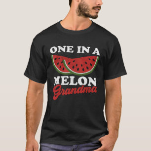 Camiseta Uma Avó Melancia De Melão Verão Retro Cu