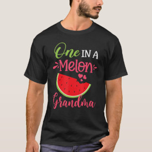 Camiseta Uma Avó Melão Família Aniversário Melão