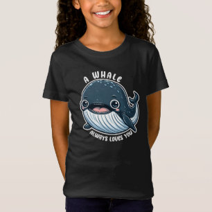 Camiseta Uma Baleia Sempre Te Ama Presente Para Amante de B