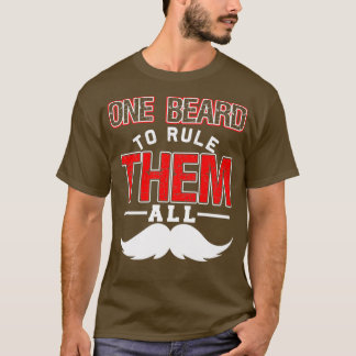 Camiseta Uma Barba Para Ordená-Los Todos Os Memórias De Bar