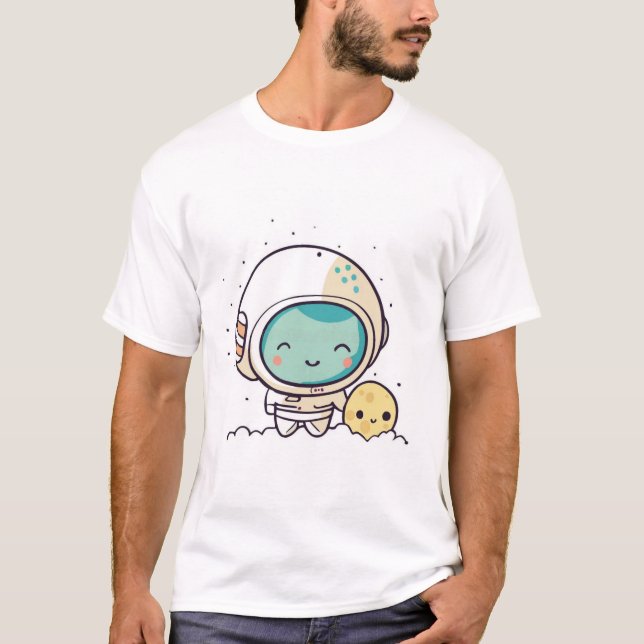 Camiseta Uma bela imagem espacial (Frente)