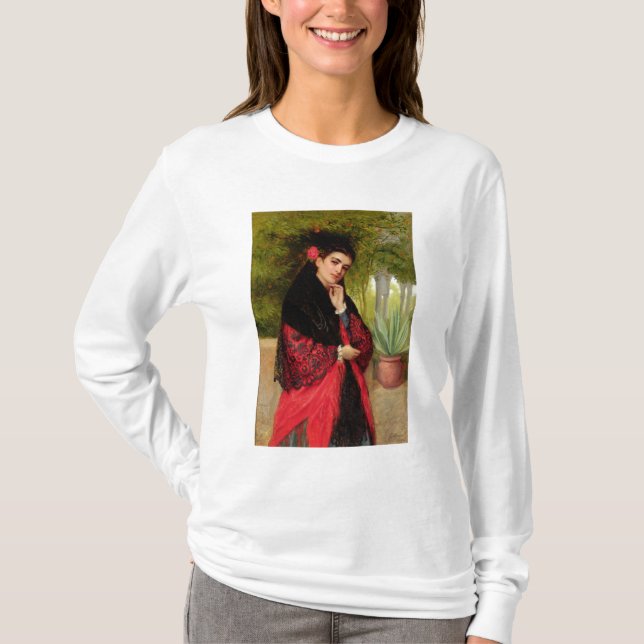 Camiseta Uma beleza espanhola, 1872 (óleo em canvas) (Frente)