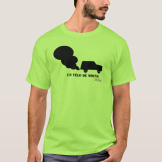 Camiseta Uma bicicleta menos