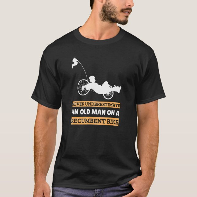 Camiseta Uma bicicleta recente, como se tivesse roubado a r (Frente)