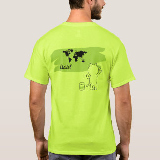 Camiseta uma boa escolha para aqueles que viagem o mundo
