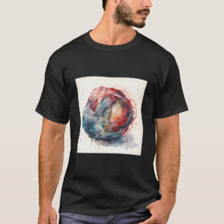 Camiseta Uma Bola De Fio Desfazendo Carretel Bola De Fio Vi