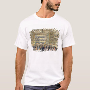 Camiseta Uma bola mascarada no teatro de Fenice, Veneza,