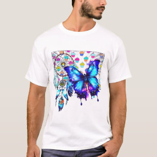 Camiseta Uma Borboleta, Uma Caçadora De Sonhos E Cupcakes