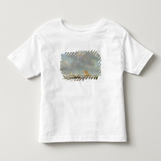 Camiseta Uma brisa fresca no Elbe, c.1830 (Frente)