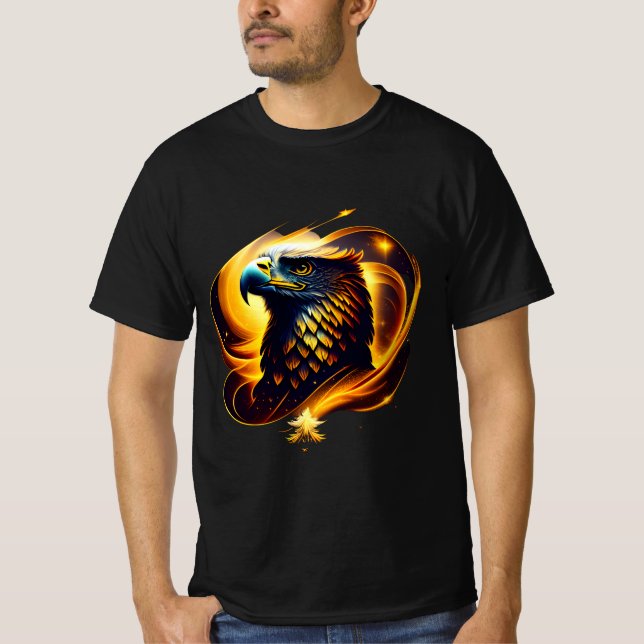 Camiseta Uma Cabeça de Águia Dourada (Frente)