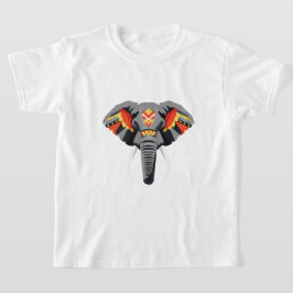 Camiseta Uma cabeça de elefante