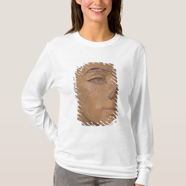 Camiseta Uma cabeça real, possivelmente de Nefertiti, de (Frente)