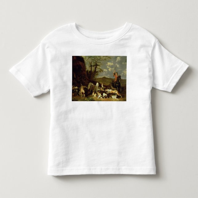 Camiseta Uma caça do urso, 1655 (Frente)