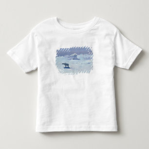 Camiseta Uma caça do urso polar na noite enluarada, 1899