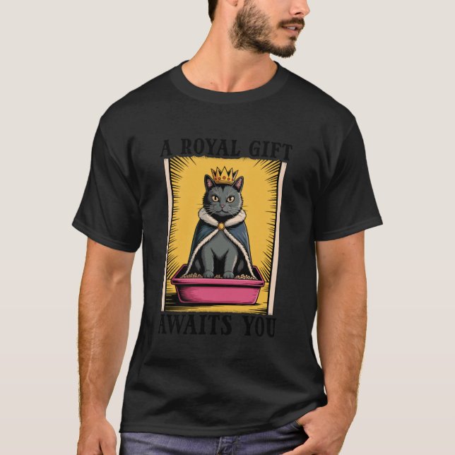 Camiseta Uma Caixa de Areia Aguarda Você Presente Real Aman (Frente)