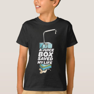 Camiseta Uma Caixa De Suco Salvou Meus Homens Com Diabetes