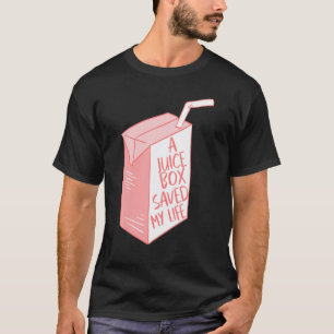 Camiseta Uma Caixa de Suco Salvou Minha Vida Diabetes Cetoa