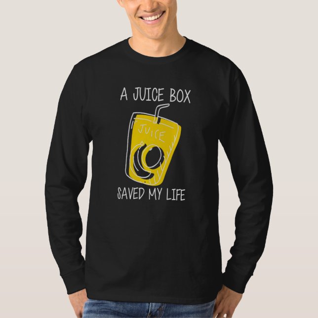 Camiseta Uma Caixa De Sumo Salvou Minha Vida (Frente)