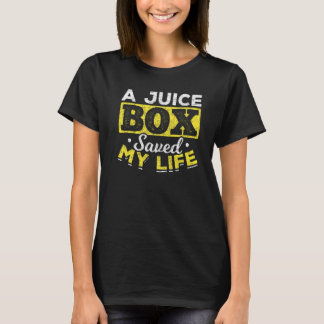 Camiseta Uma Caixa De Sumo Salvou Minha Vida Diabetes