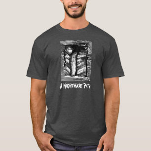 Camiseta Uma Camisa-T De Caminho Pesadelo