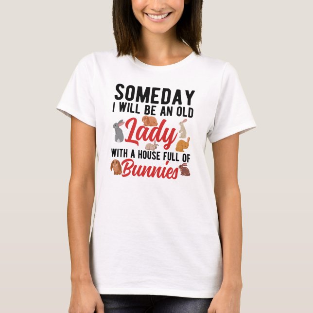 Camiseta Uma casa cheia de coelhos (Frente)