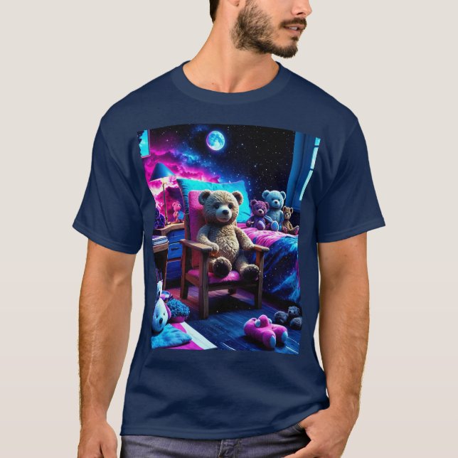 Camiseta Uma casa de ursos de pelúcia (Frente)