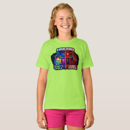 Camiseta Uma Casa Dividida - Roblox Dndys Wrld vs Hospital 