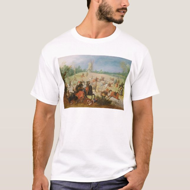 Camiseta Uma cavalaria luta (Frente)