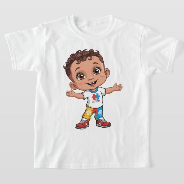 Camiseta Uma celebração alegre da consciência do autismo" (Postura )