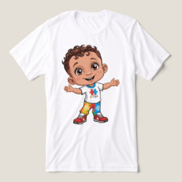 Camiseta Uma celebração alegre da consciência do autismo"