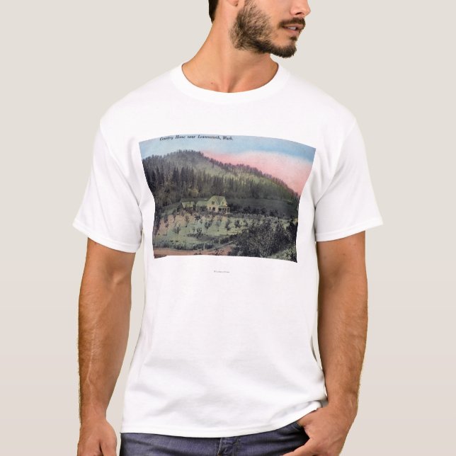 Camiseta Uma cena da residência do país (Frente)