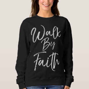 Camiseta Uma citação Cristã Bonita para Mulheres Não à Vist