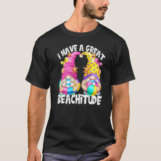 Camiseta Uma Citação De Praia Custa Com Gnomos De Verão Par