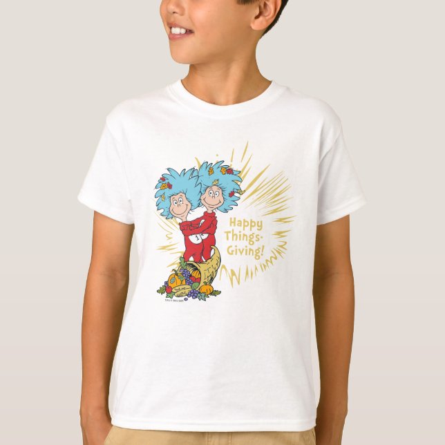 Camiseta Uma Coisa Duas Coisas Felizes. (Frente)