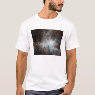 Camiseta Uma colônia de estrelas jovens e quentes na Nebulo